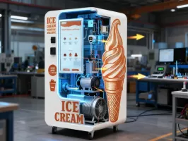 ¿Por qué los componentes principales de las máquinas expendedoras de helados determinan sus costos operativos a 5 años? 